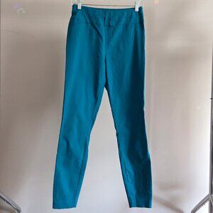 New York & Company Whitney High-Waist Pull-On Ankle Pant in Teal
